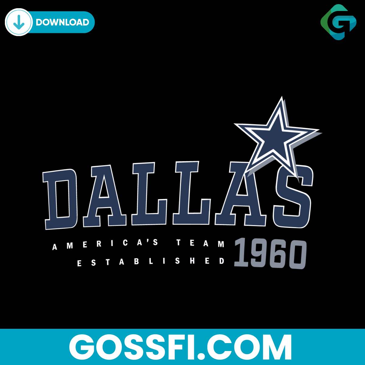 dallas-americas-team-establish-1960-svg-digital-download