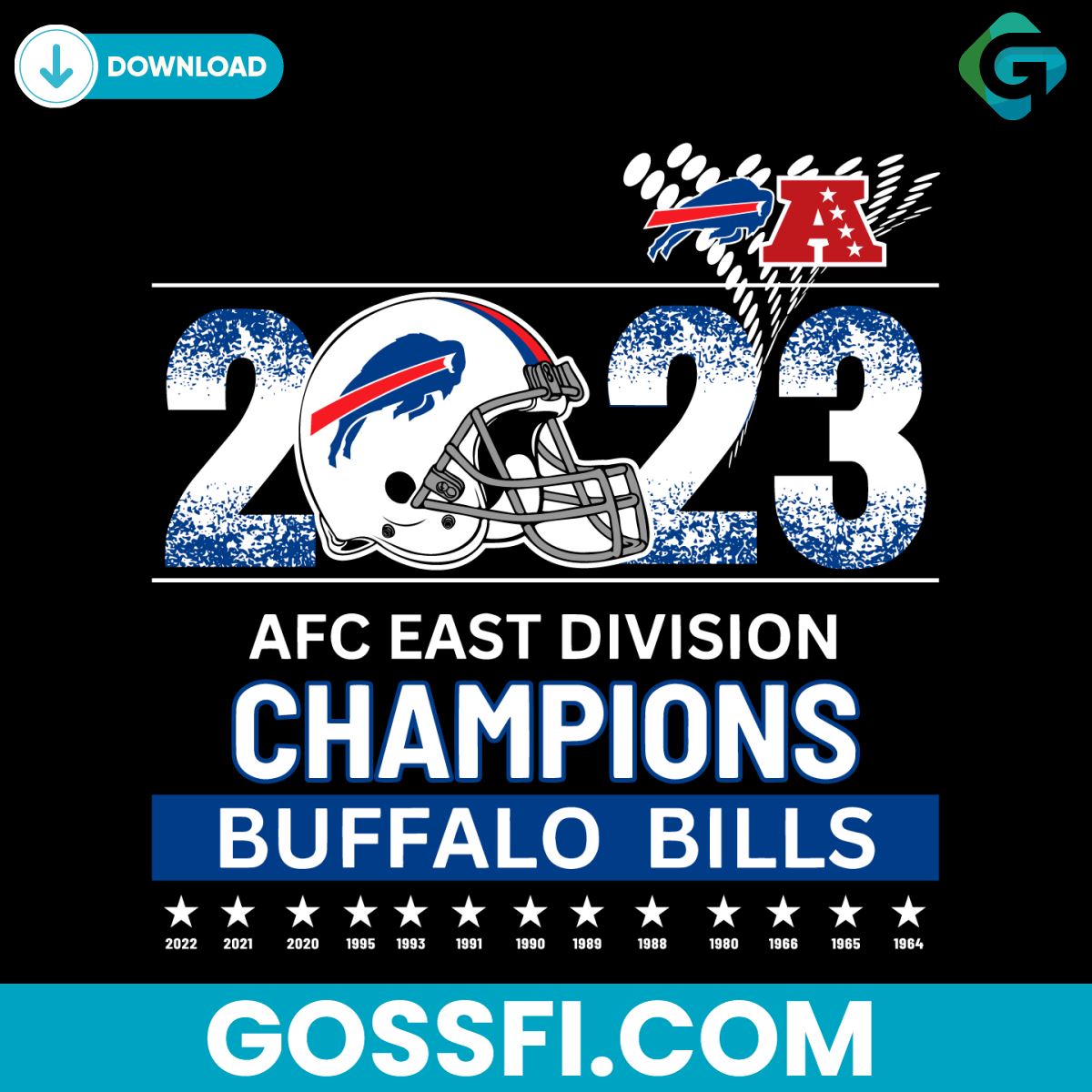 2023-afc-east-division-champions-buffalo-bills-svg