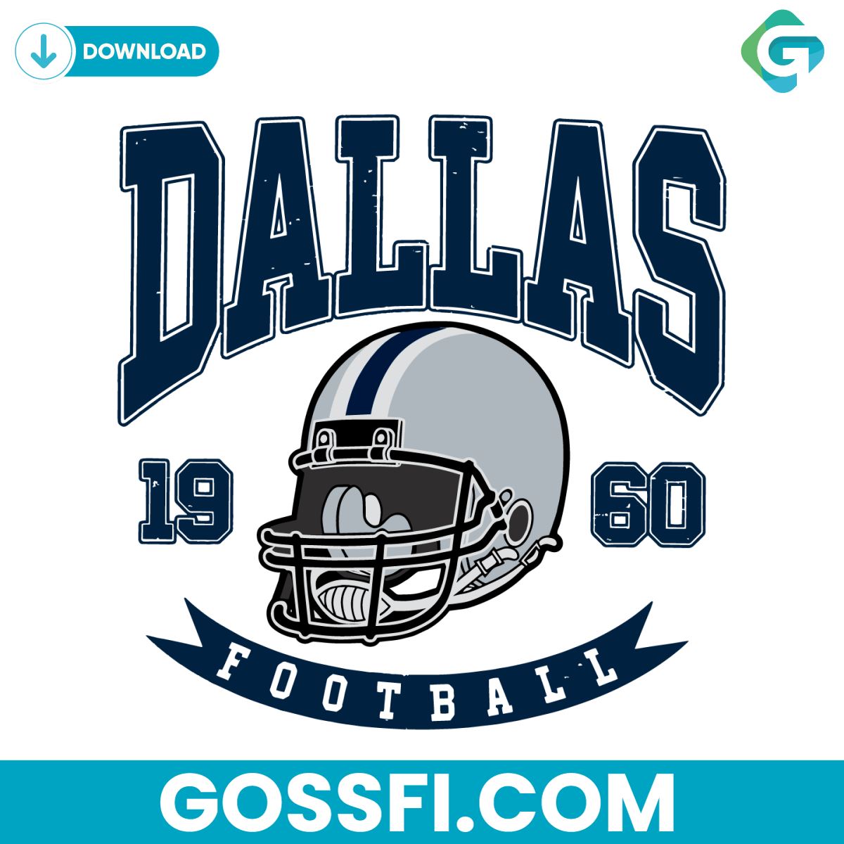 vintage-dallas-football-helmet-1960-svg-digital-download