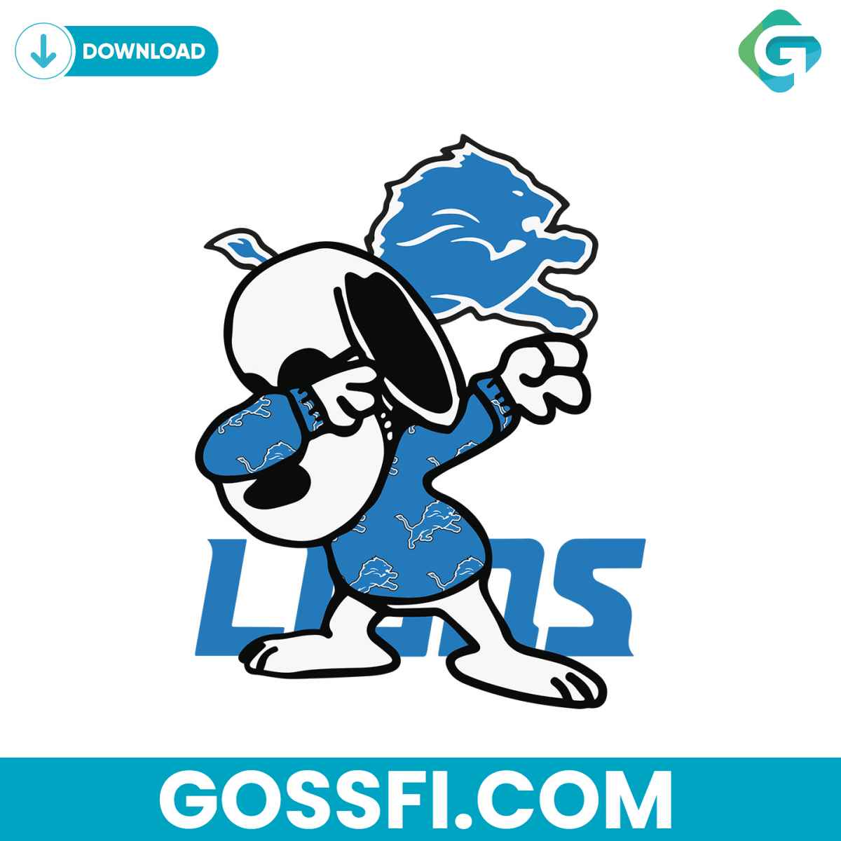 lions-snoopy-dabbing-svg-digital-download