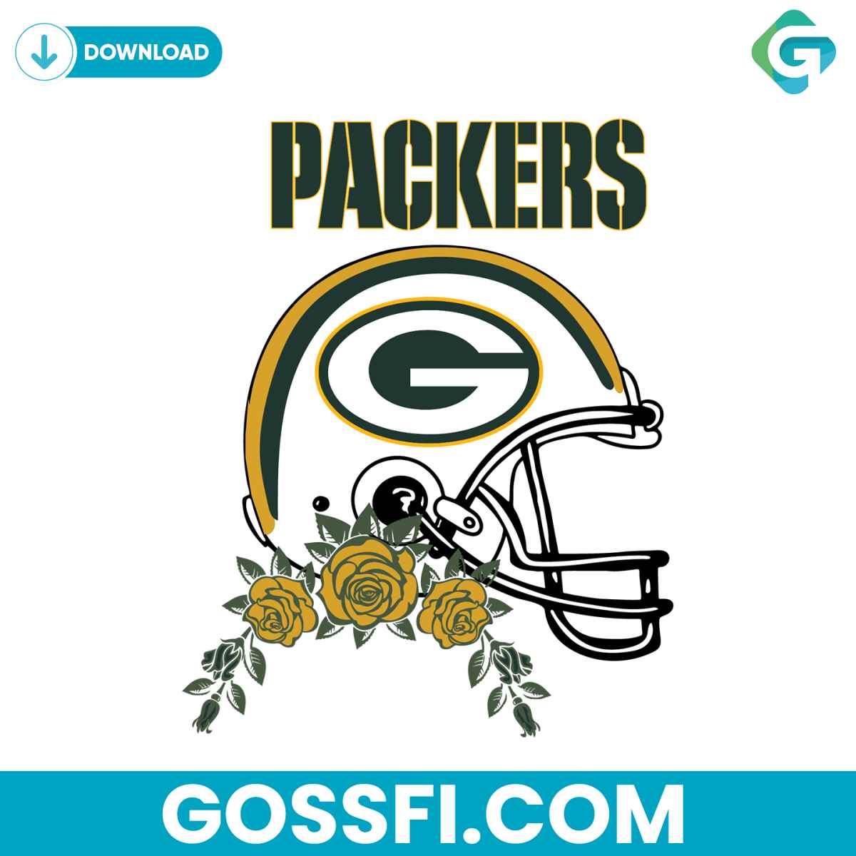green-bay-packers-helmets-svg-cricut-digital-download