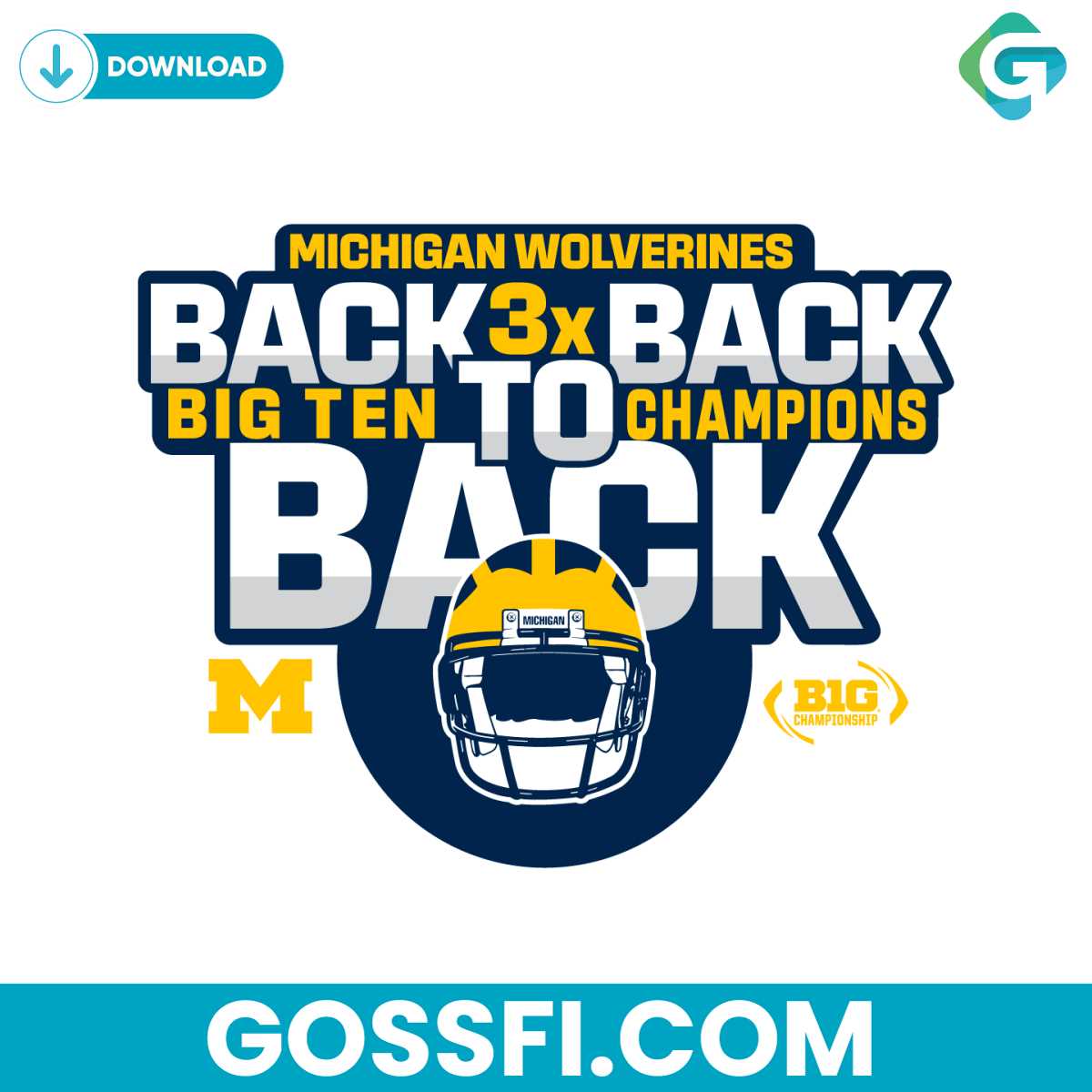 back-to-back-michigan-wolverines-big-ten-championship-2023-svg