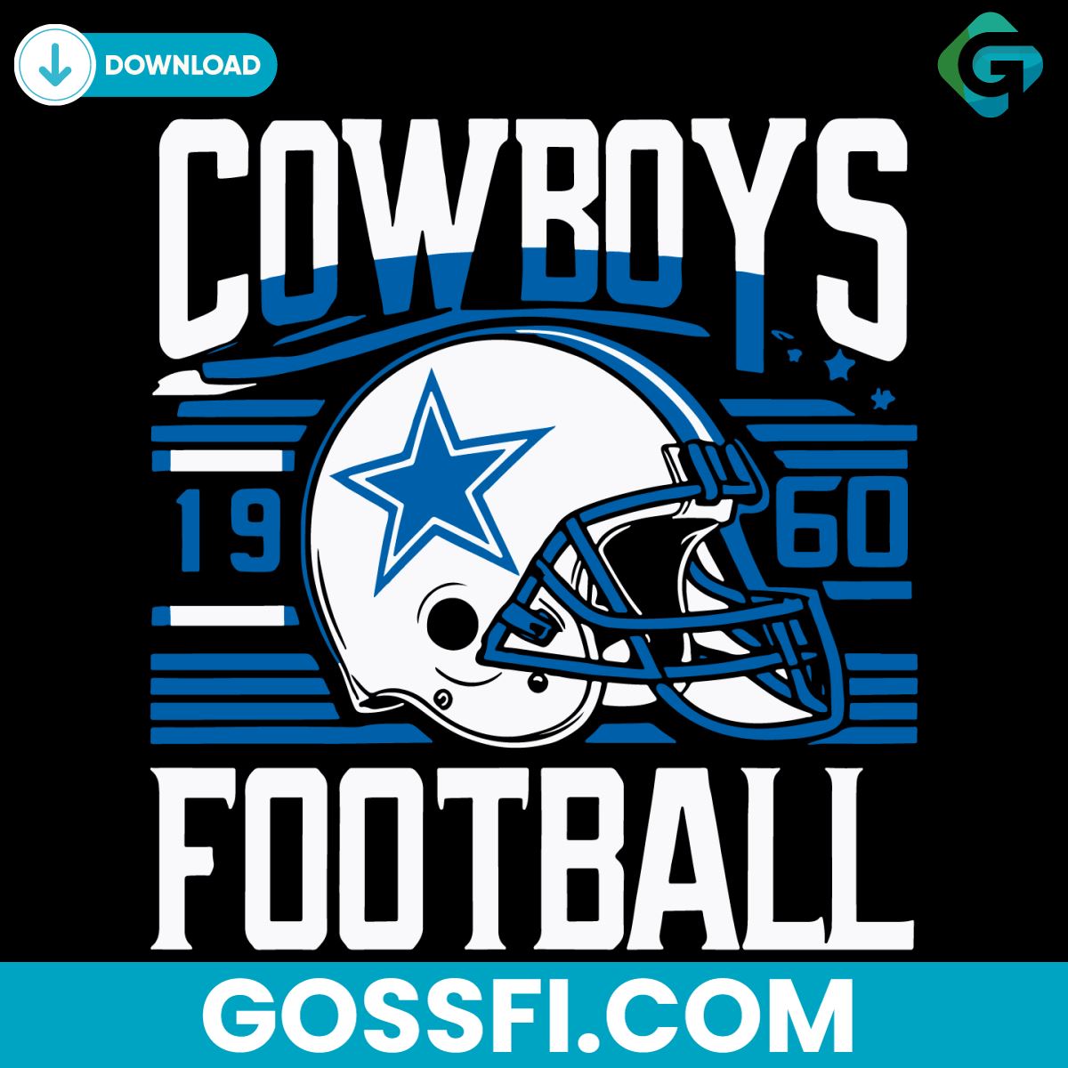 retro-cowboys-football-helmet-svg-digital-download