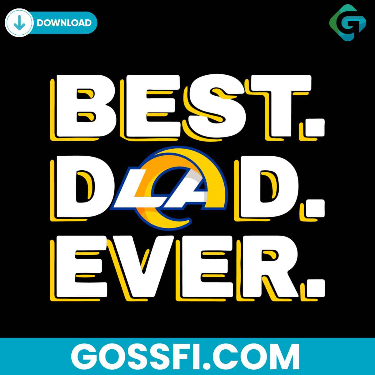 best-dad-ever-los-angeles-rams-svg