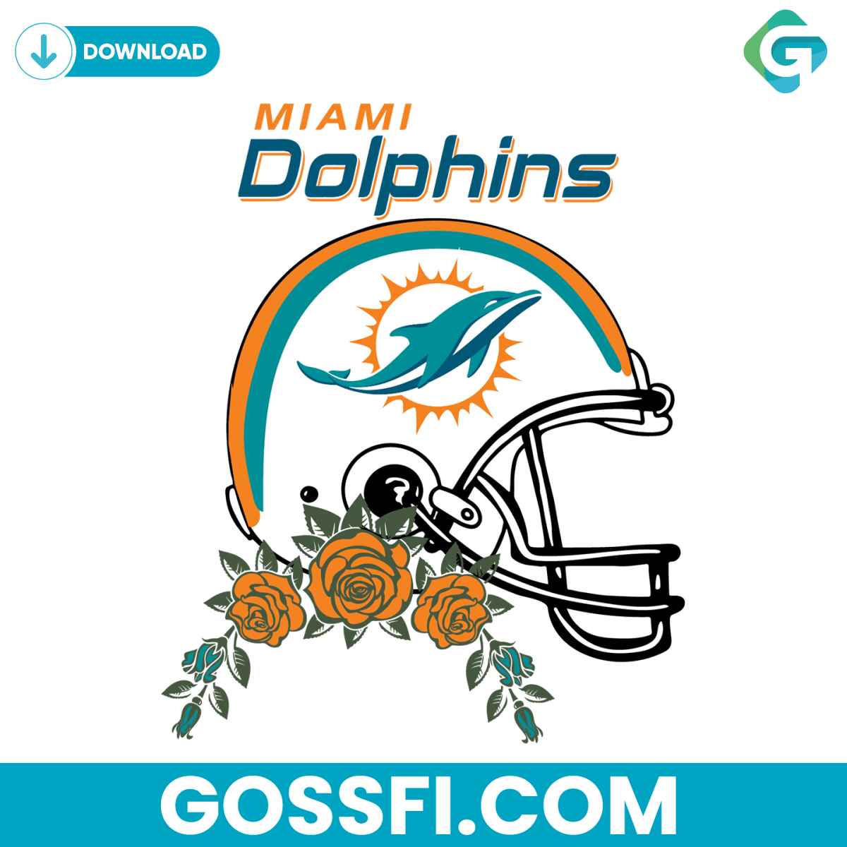 miami-dolphins-helmet-svg-cricut-digital-download