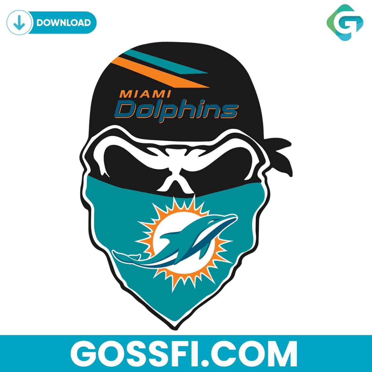 miami-dolphins-skull-svg-cricut-digital-download