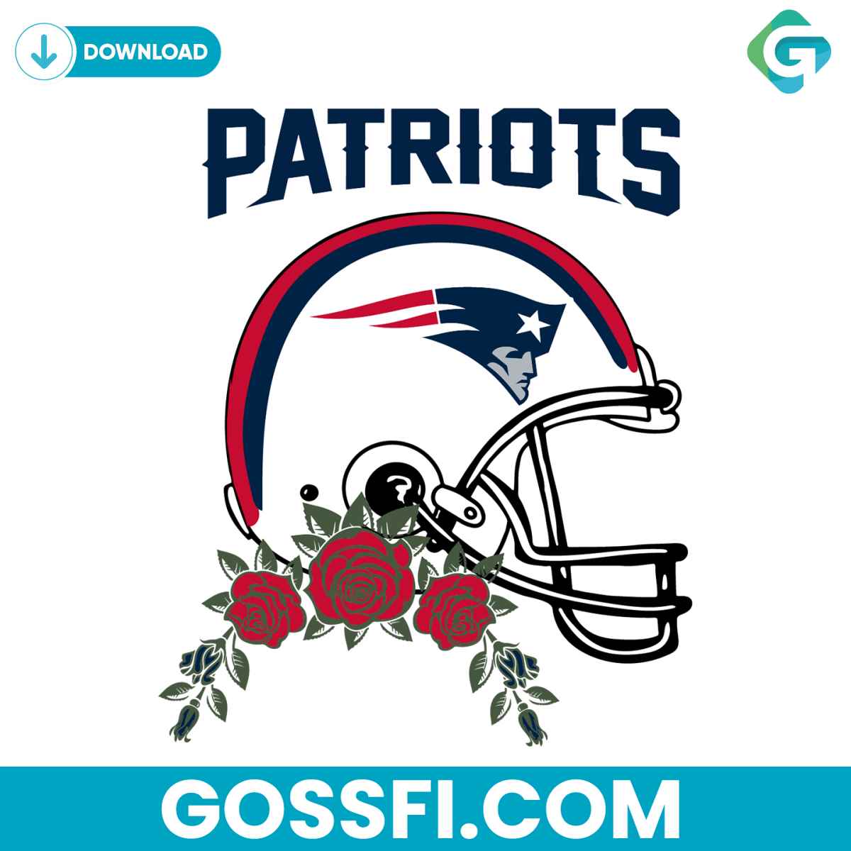 new-england-patriots-helmet-svg