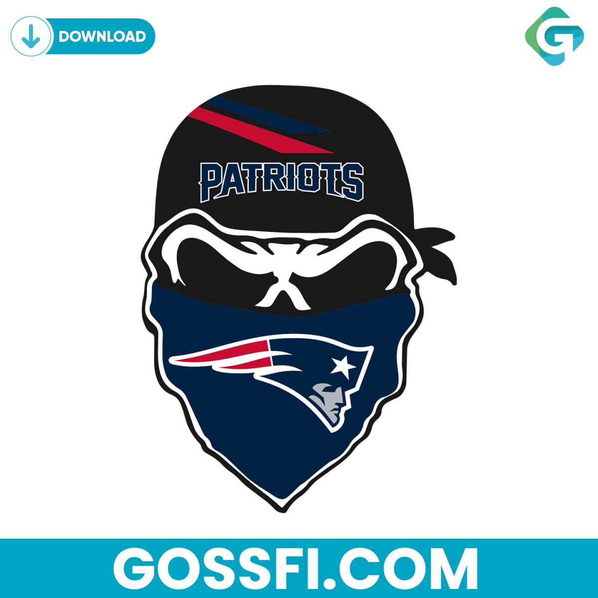 new-england-patriots-skull-svg-cricut-digital-download