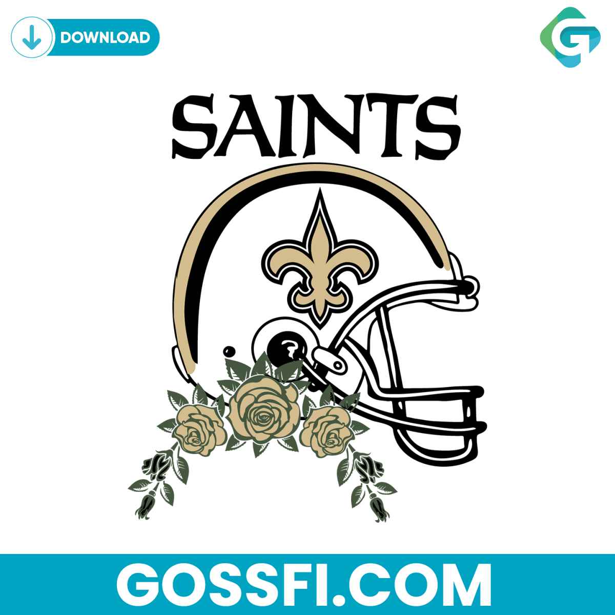 new-orleans-saints-helmet-svg-cricut-digital-download