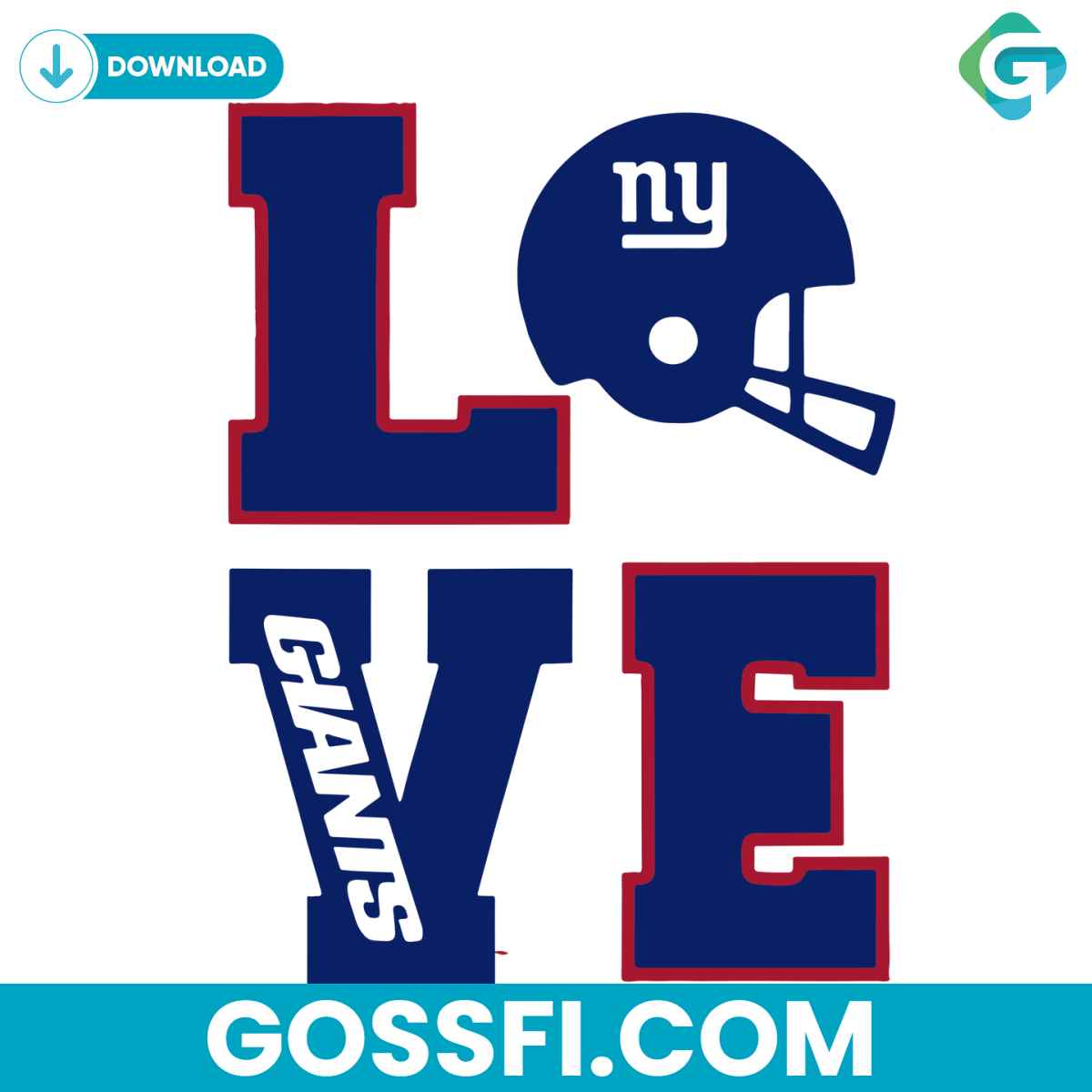love-new-york-giants-helmet-svg-cricut-digital-download