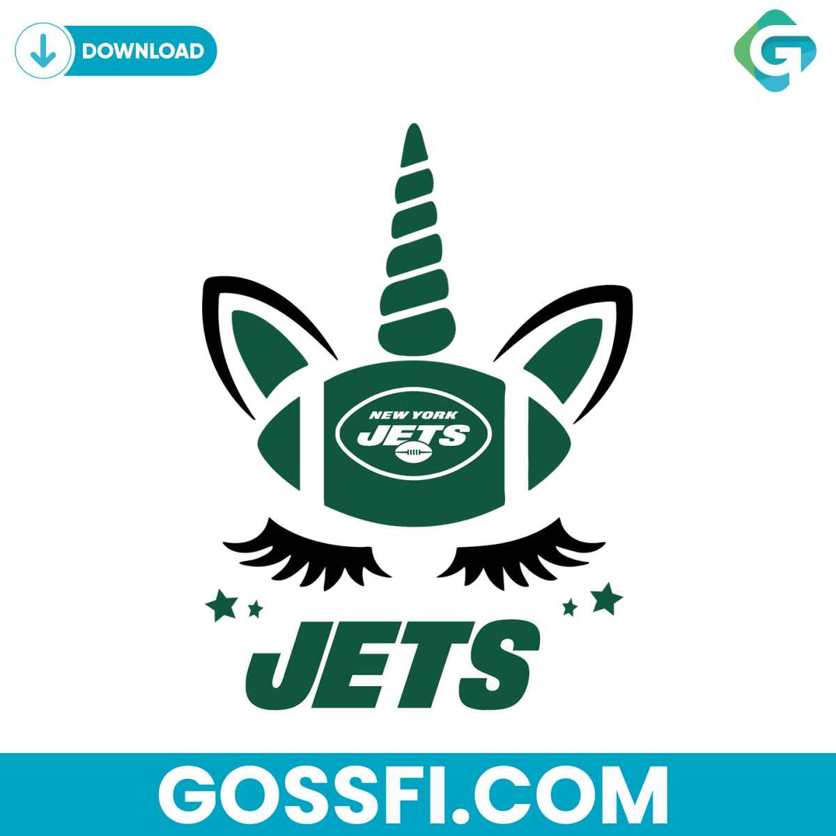 new-york-jets-unicorn-svg-cricut-digital-download