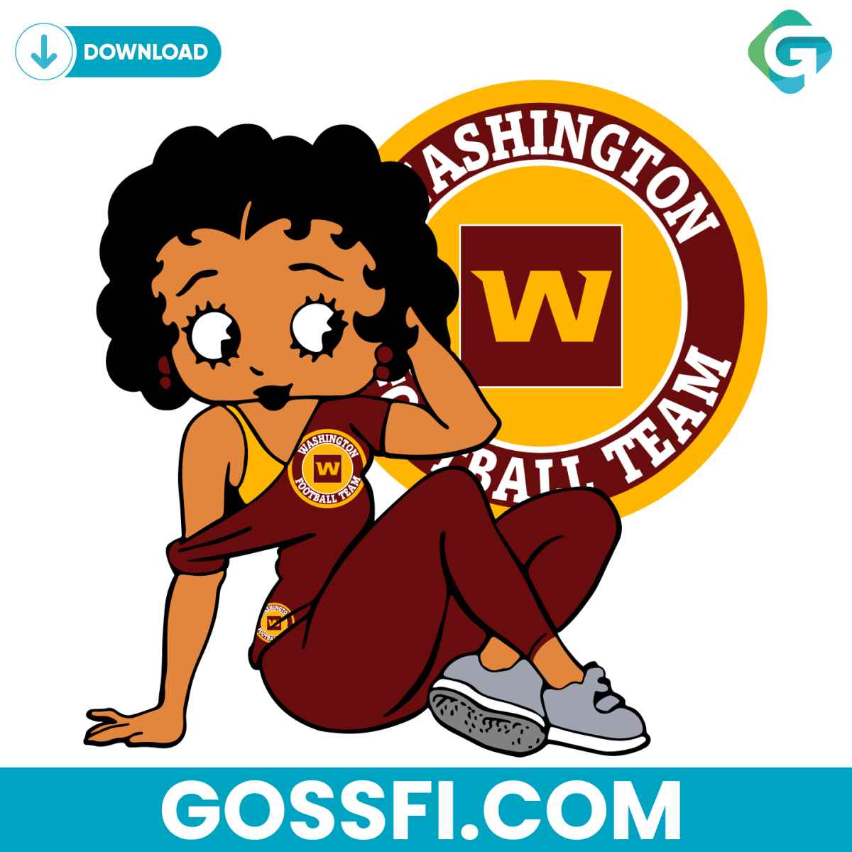 washington-football-team-betty-boop-svg