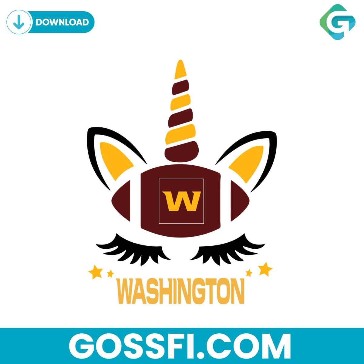 washington-football-team-unicorn-svg-digital-download