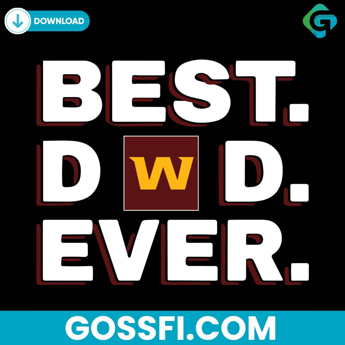 best-dad-ever-washington-svg-cricut-digital-download