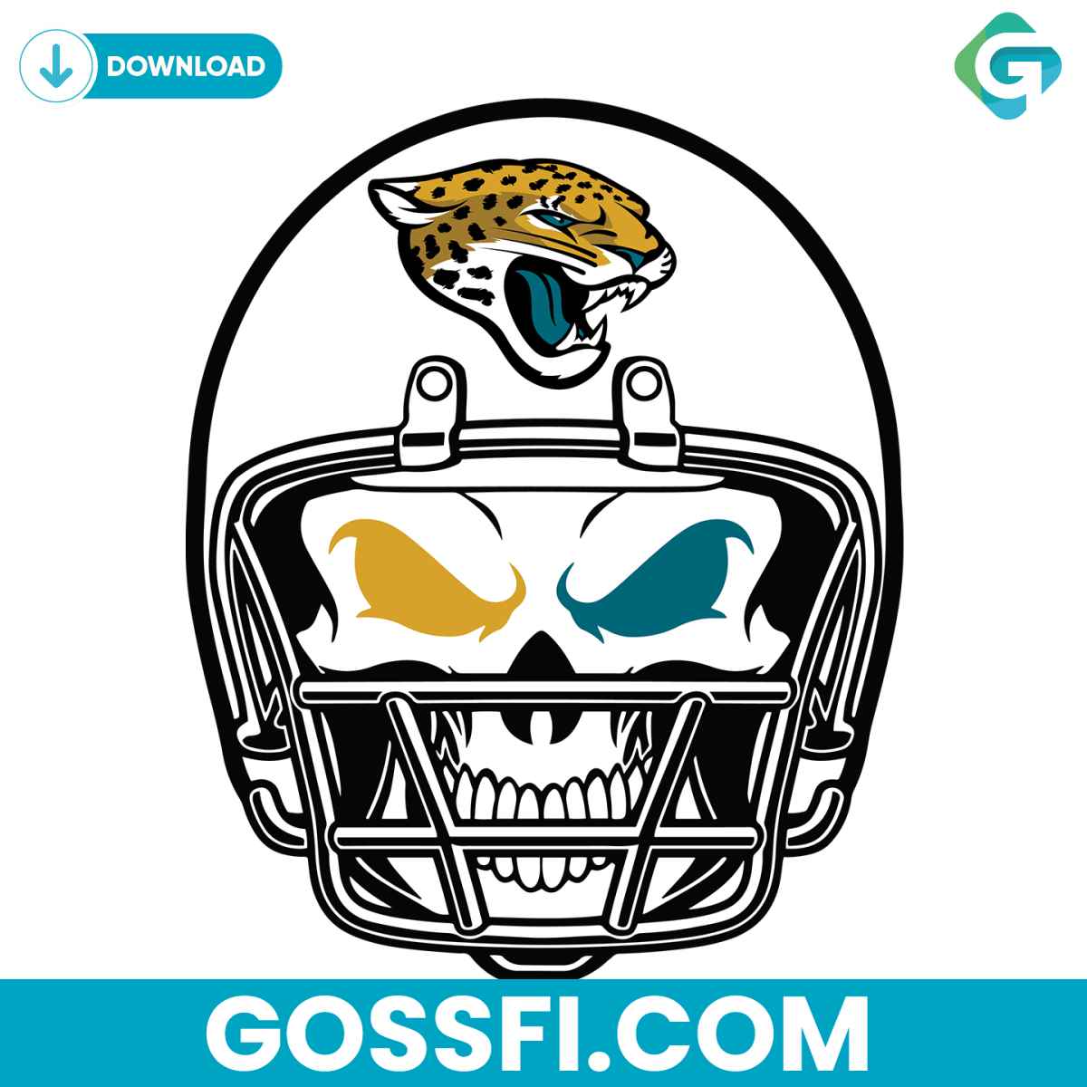 jacksonville-jaguars-skull-helmet-svg
