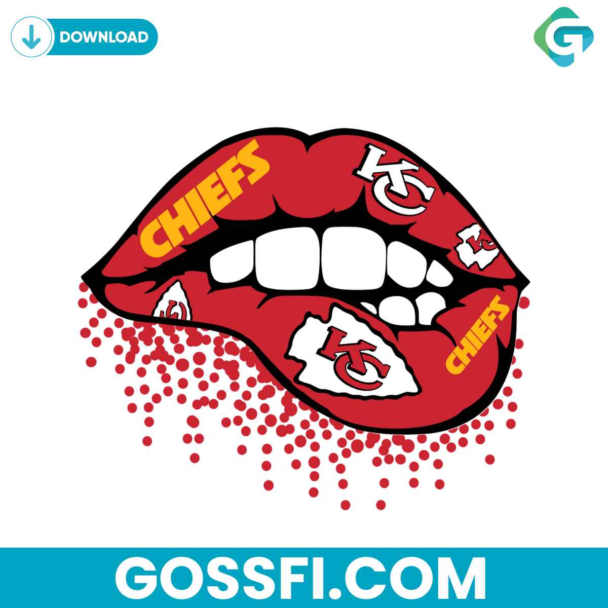 kansas-city-chiefs-lips-svg-digital-download