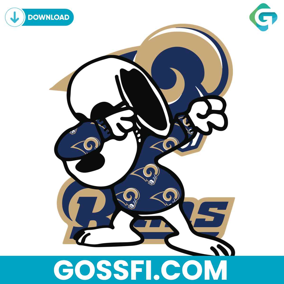 rams-snoopy-svg-digital-download