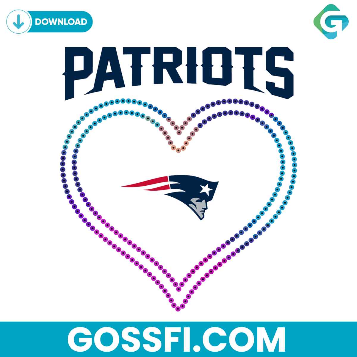 new-england-patriots-heart-svg-digital-download