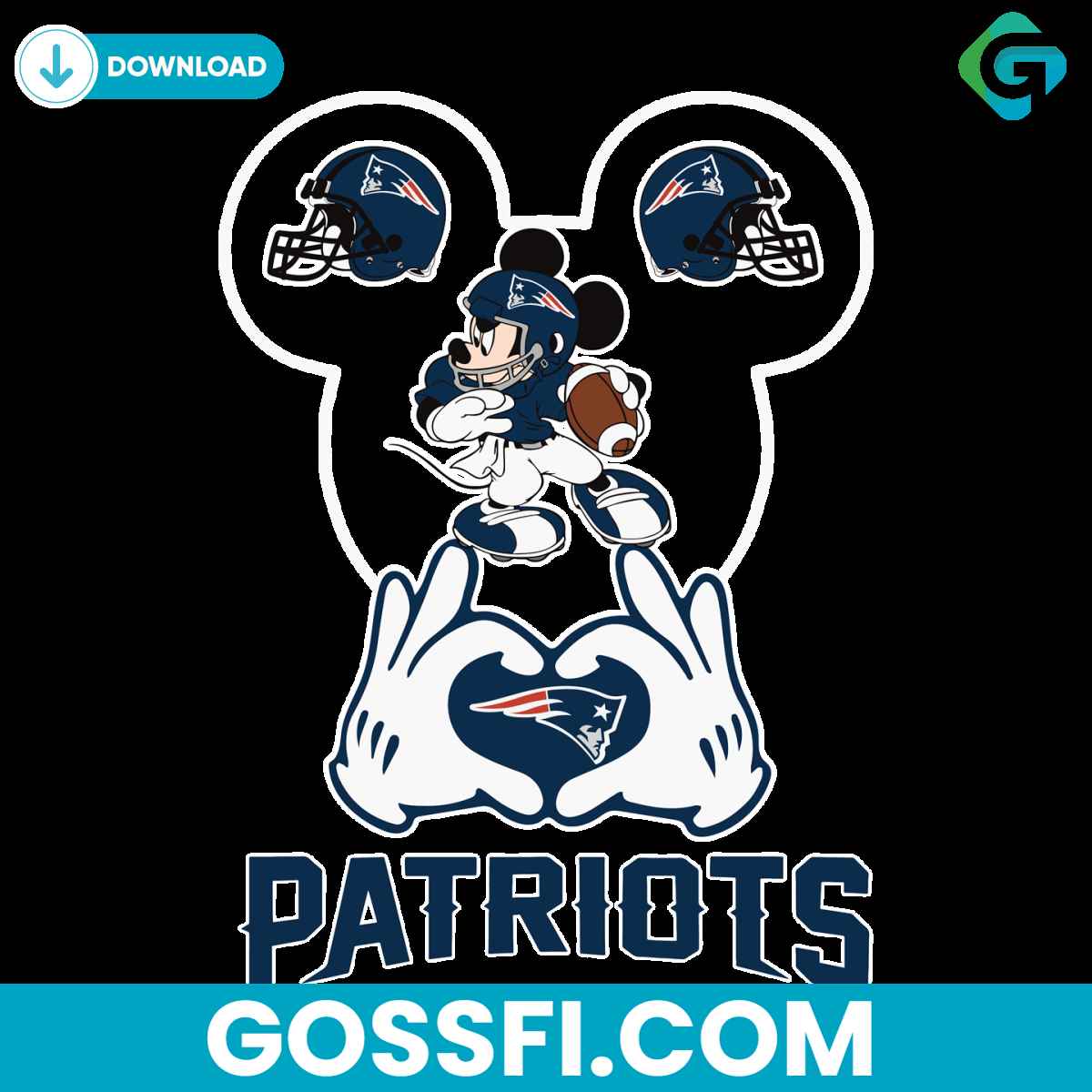 love-new-england-patriots-mickey-mouse-svg