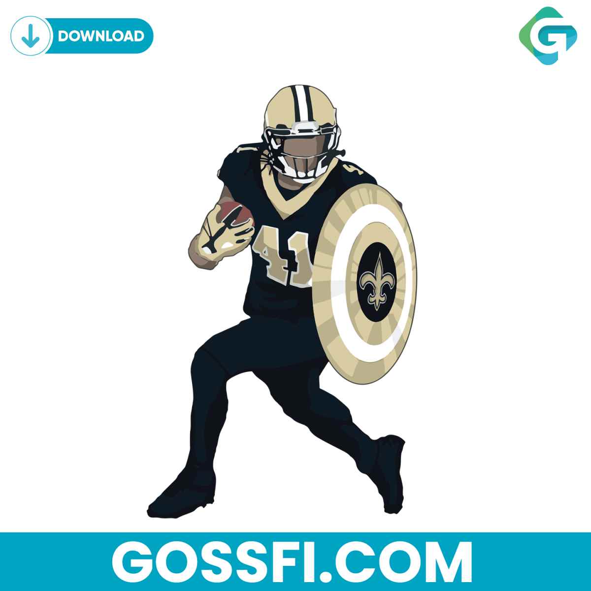 alvin-kamara-football-player-saints-svg