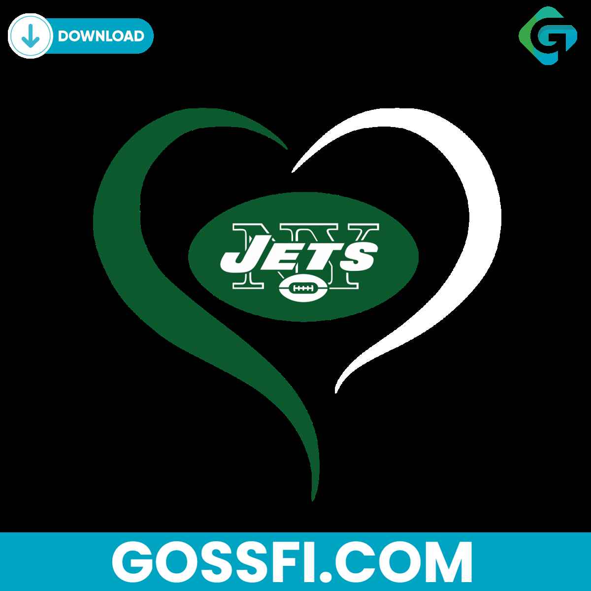 new-york-jets-heart-svg-digital-download