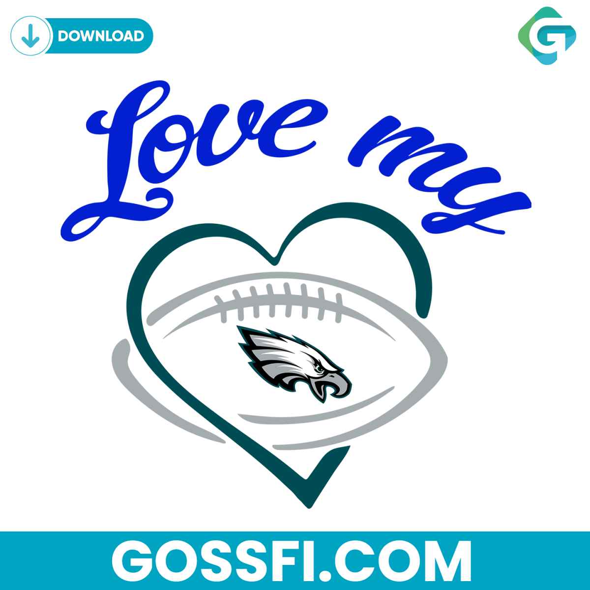 love-my-philadelphia-eagles-svg-digital-download