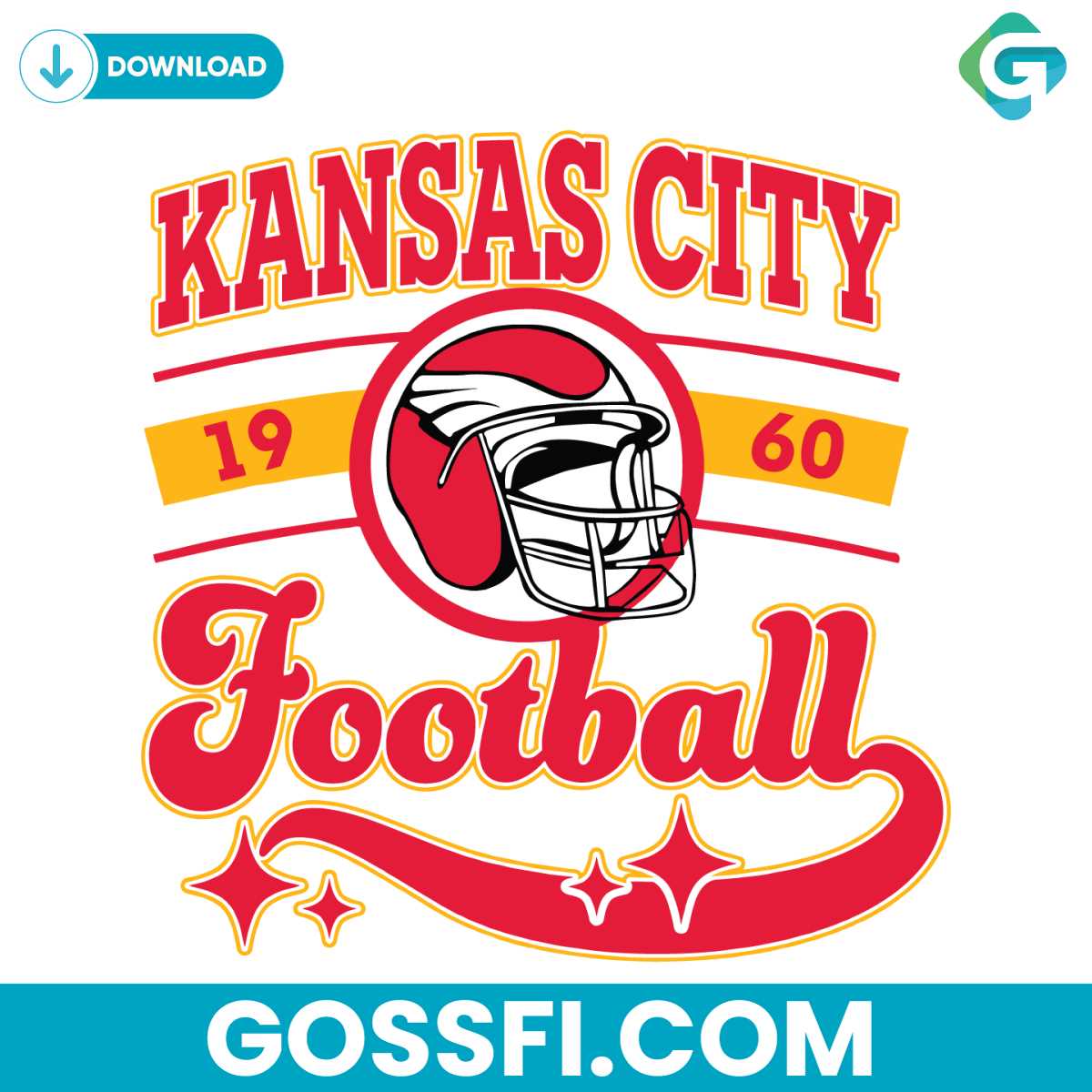 kansas-city-football-helmet-svg-digital-download
