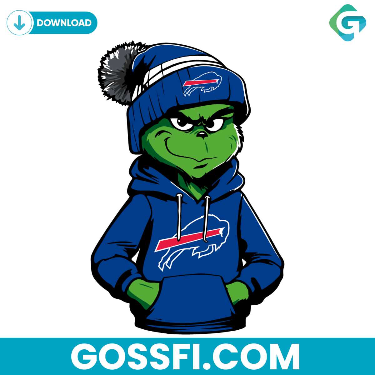 grinch-wears-buffalo-bills-clothes-svg-digital-download