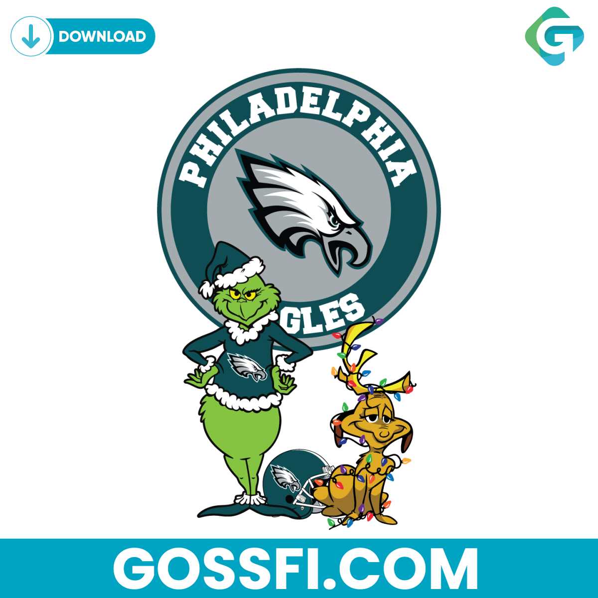 grinch-and-max-philadelphia-eagles-svg-digital-download