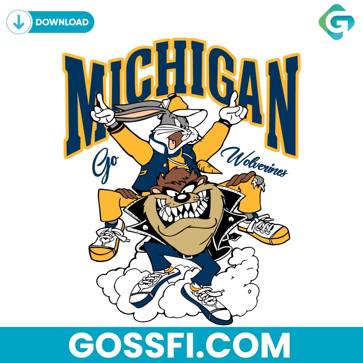 funny-looney-tunes-michigan-go-wolverines-svg