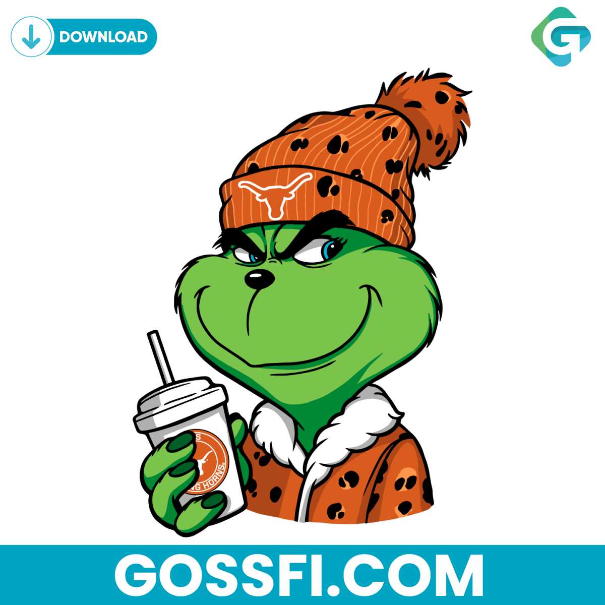 grinch-texas-longhorns-logo-svg-digital-download