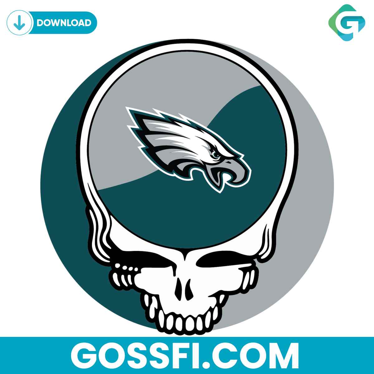 philadelphia-eagles-skull-svg-digital-download