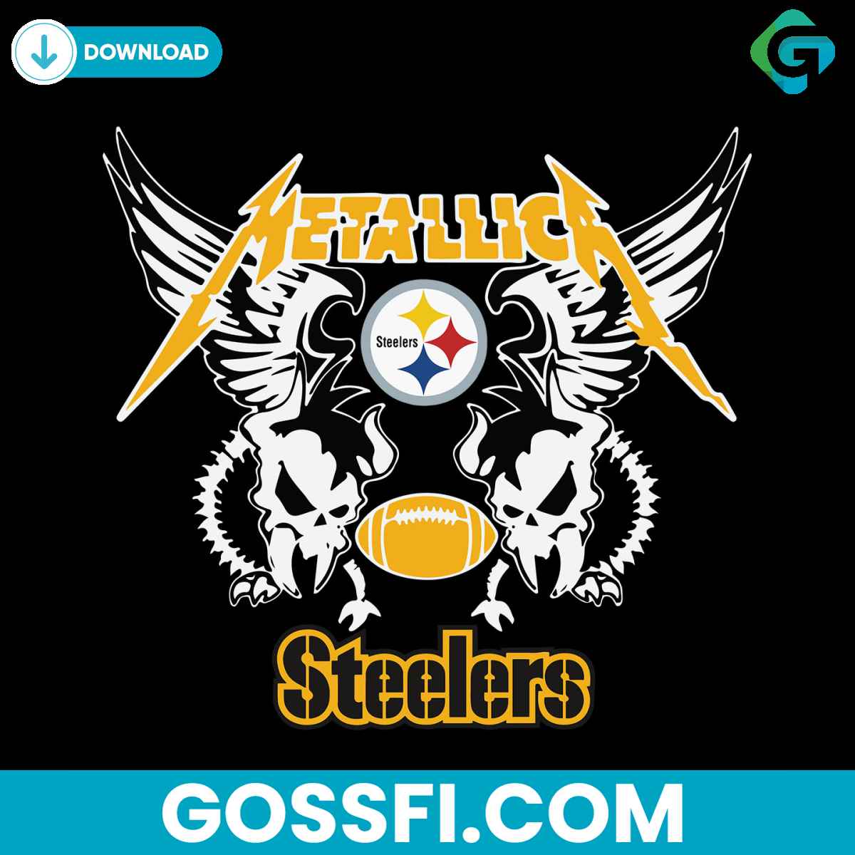 metallica-steelers-svg-digital-download