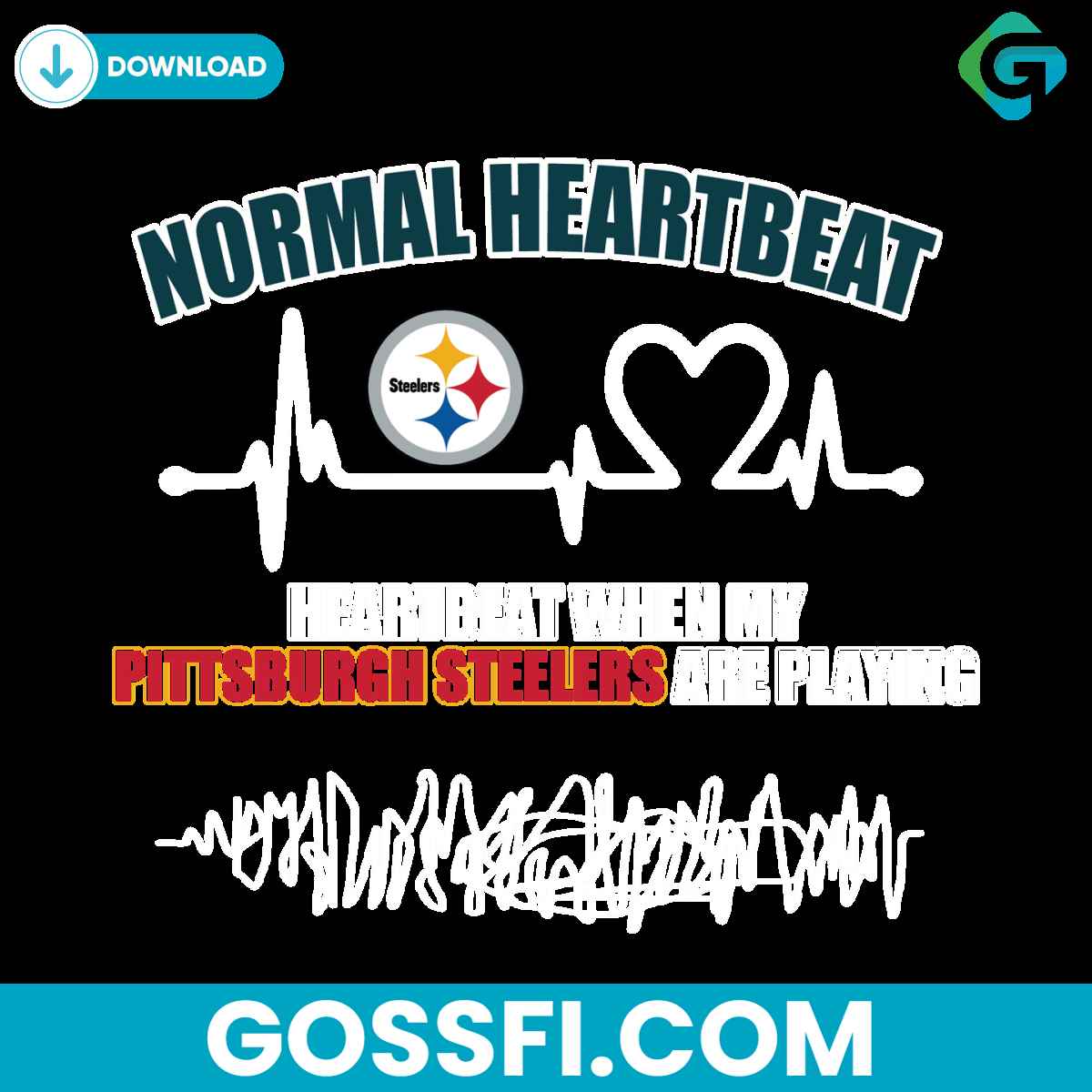 pittsburgh-steelers-heartbeat-svg-digital-download