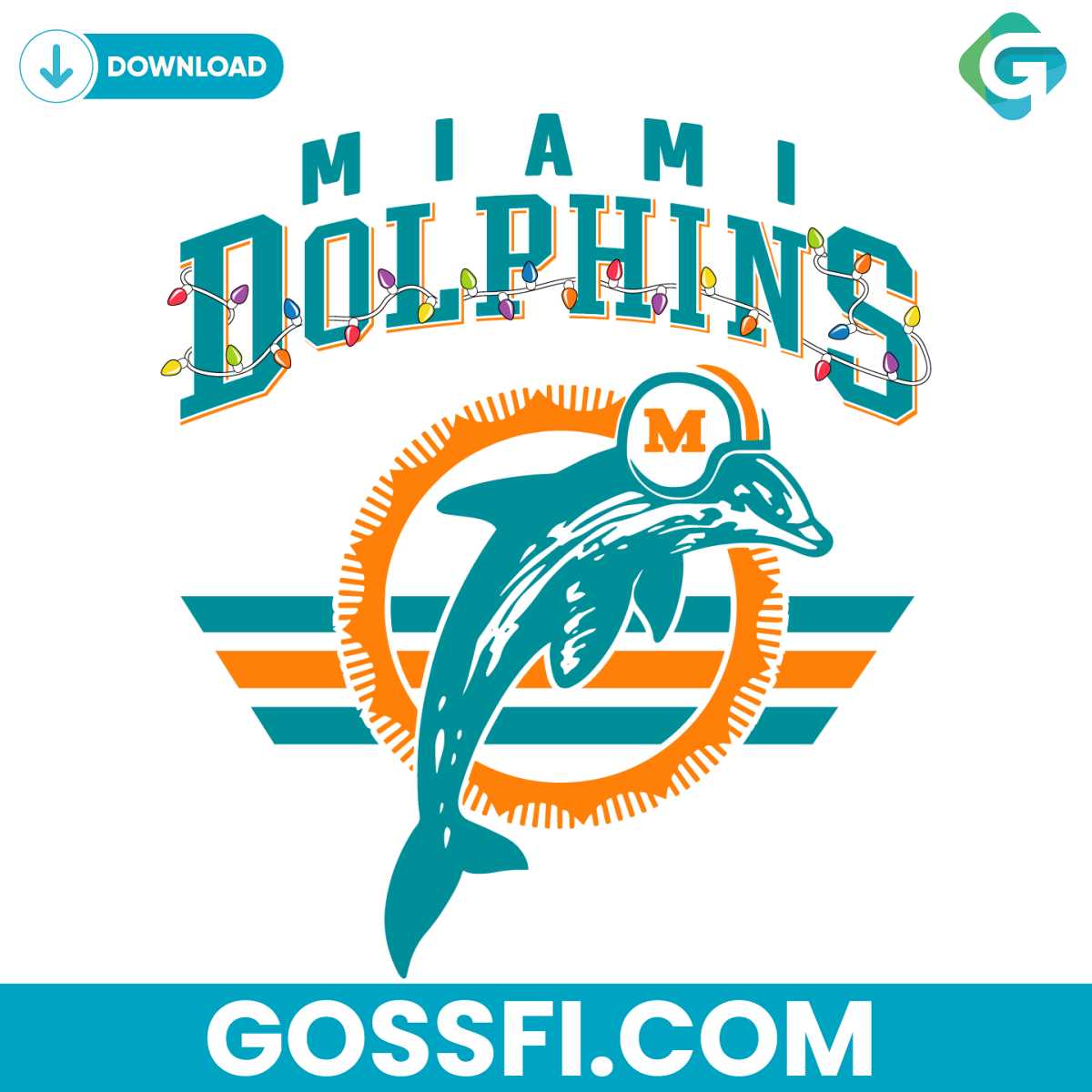 miami-dolphins-christmas-light-svg-digital-download