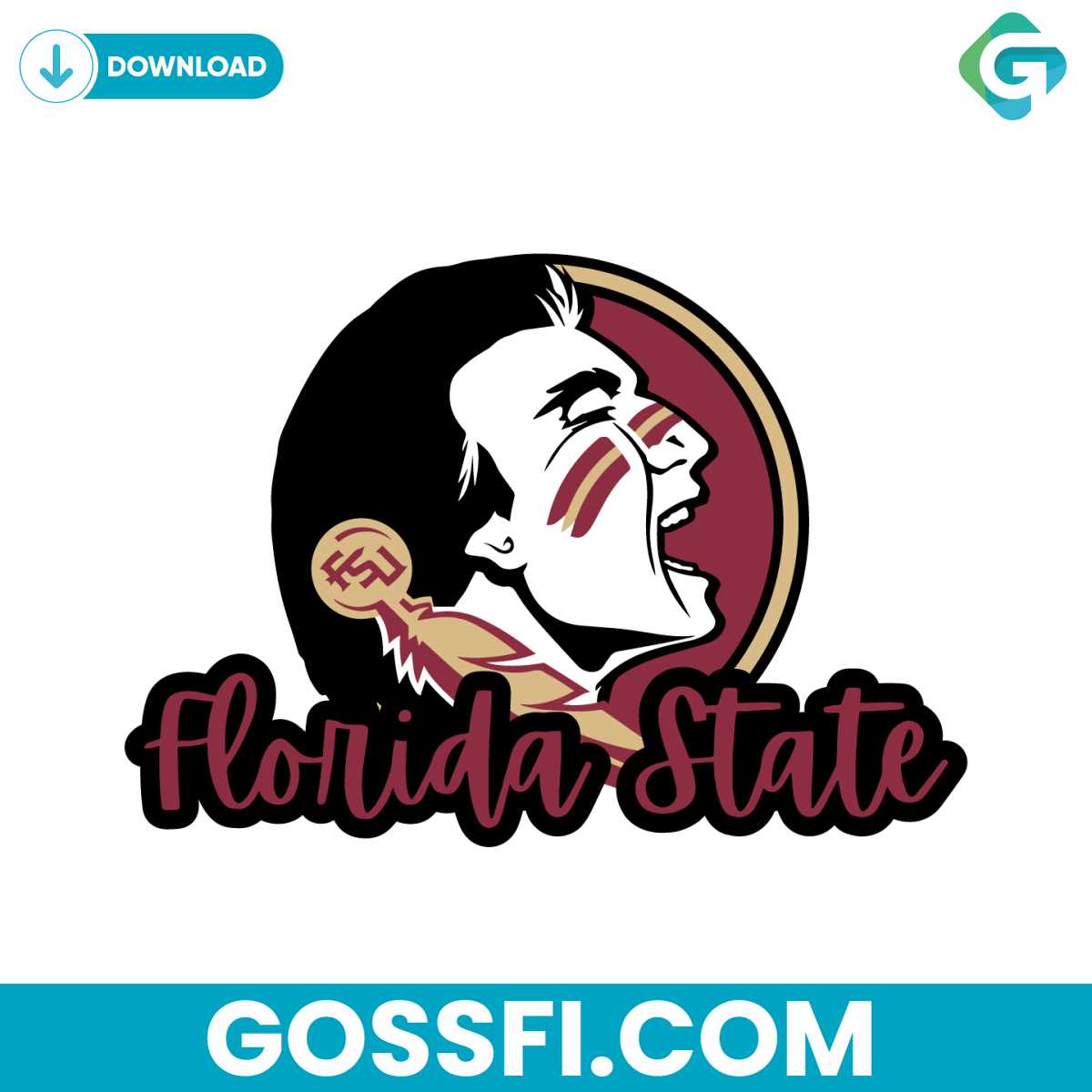 Florida State Seminoles - 1990-2013, NCAA Division I (d-h), College Sports Vector / SVG Logo In 5 Formats - Foto 4