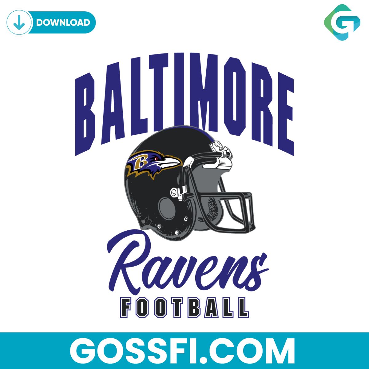 baltimore-ravens-football-helmet-svg-digital-download