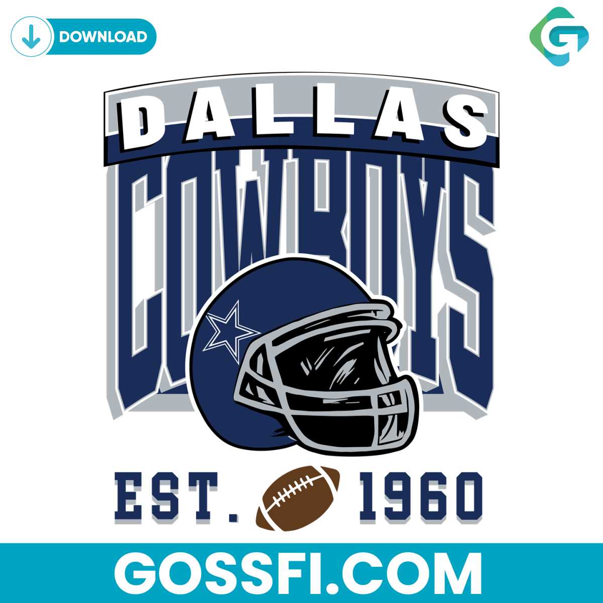 dallas-cowboys-football-helmet-svg-digital-download