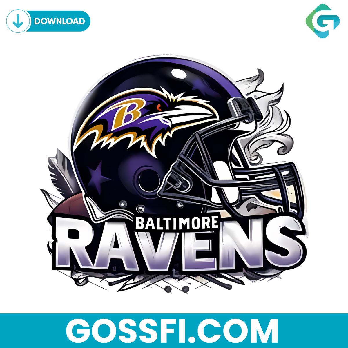 helmet-baltimore-ravens-football-png