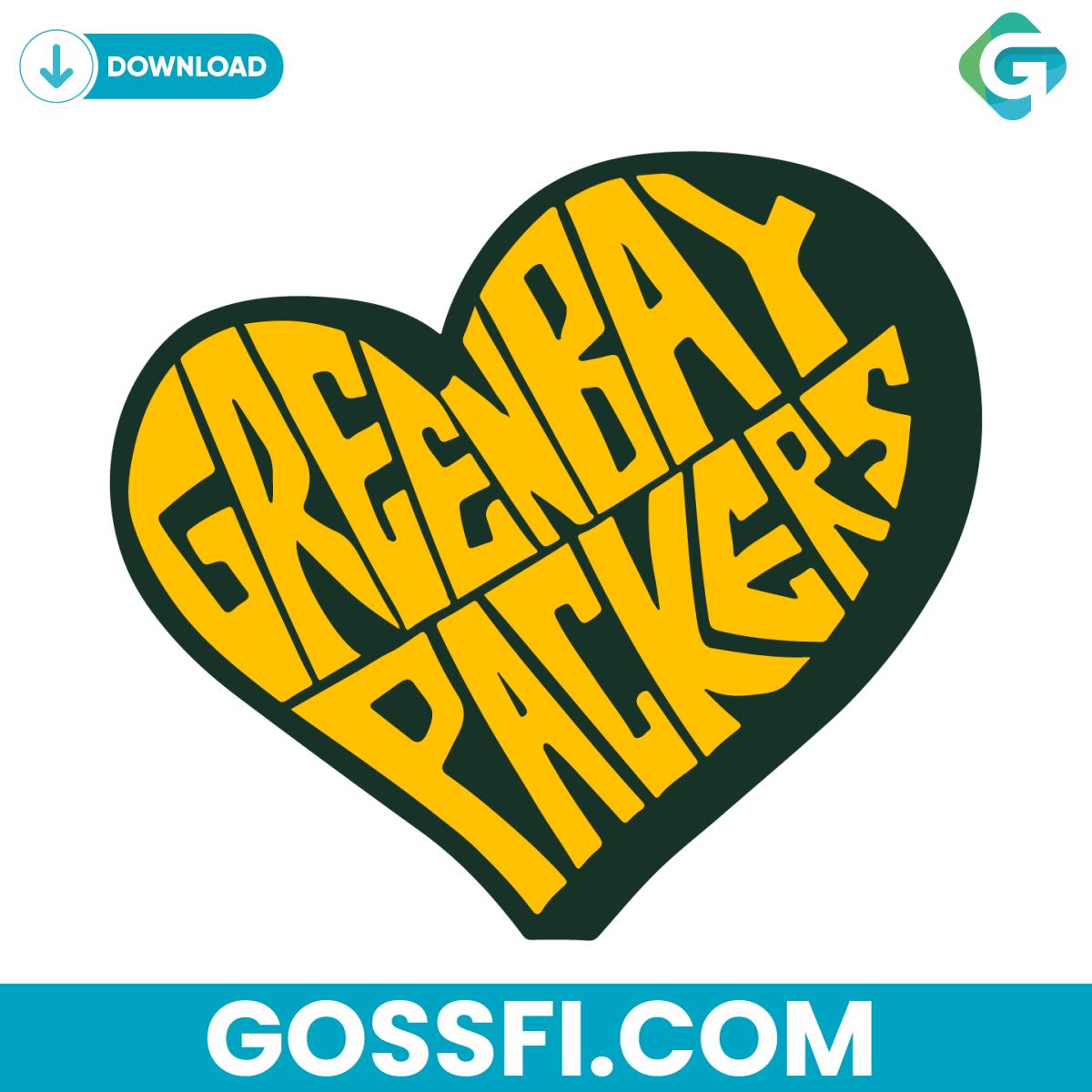 green-bay-packers-heart-svg-cricut-digital-download