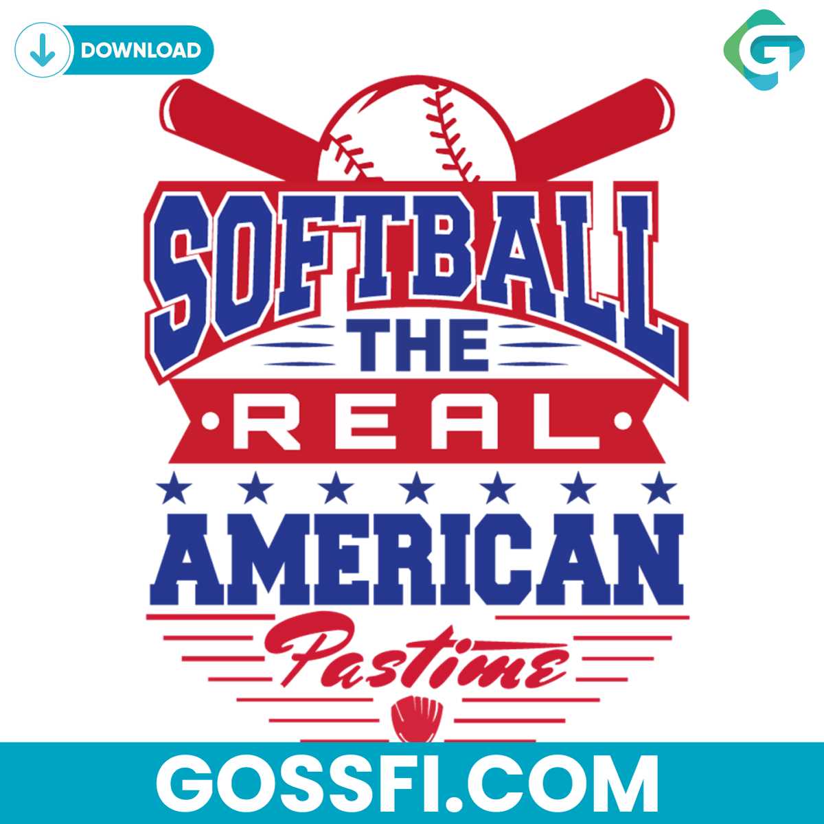 softball-the-real-american-pastime-svg-digital-download