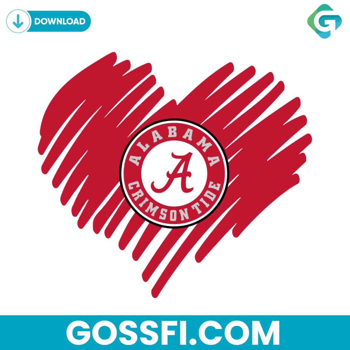 alabama-crimson-tide-heart-logo-svg-digital-download