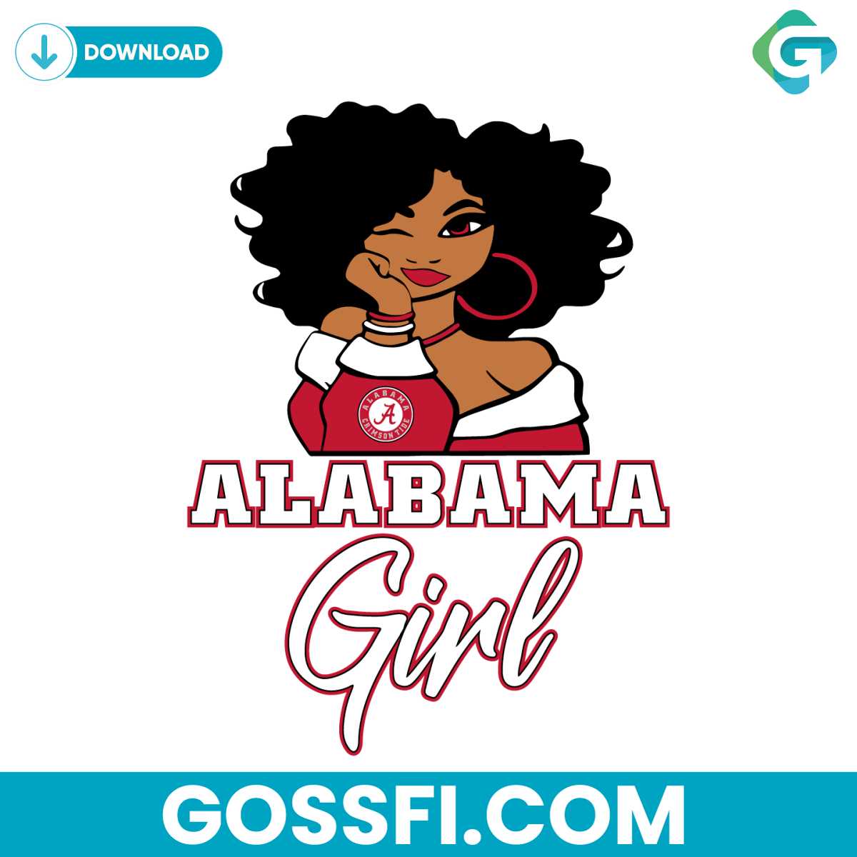 alabama-crimson-tide-girl-svg-digital-download
