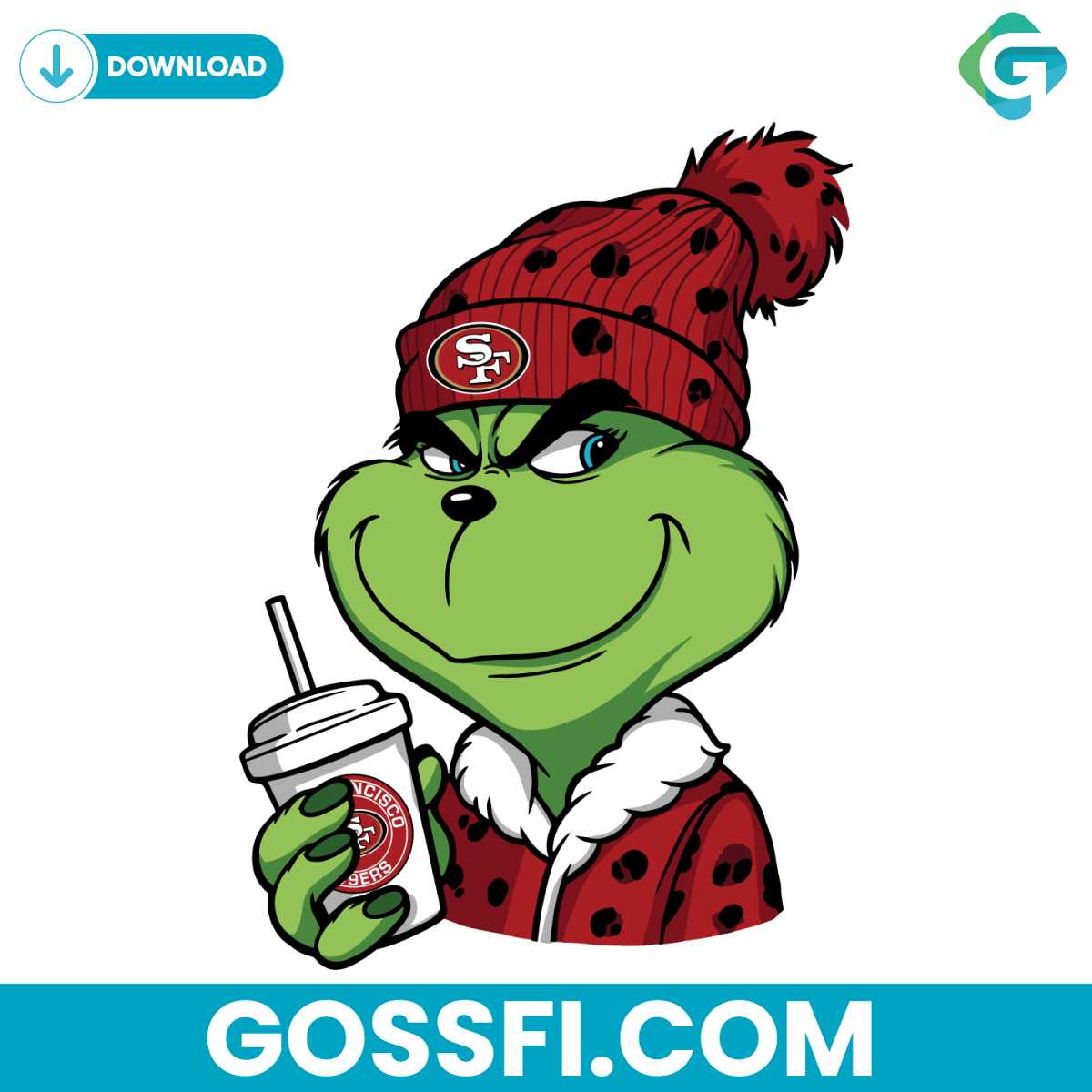 grinch-san-francisco-49ers-logo-svg-digital-download