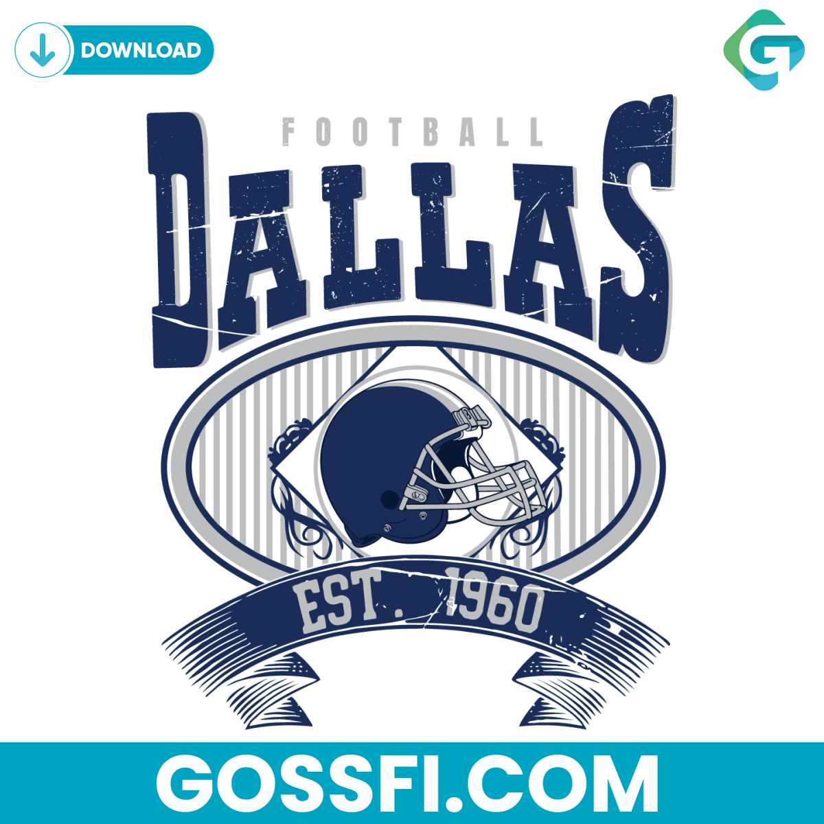 dallas-football-helmet-svg-digital-download