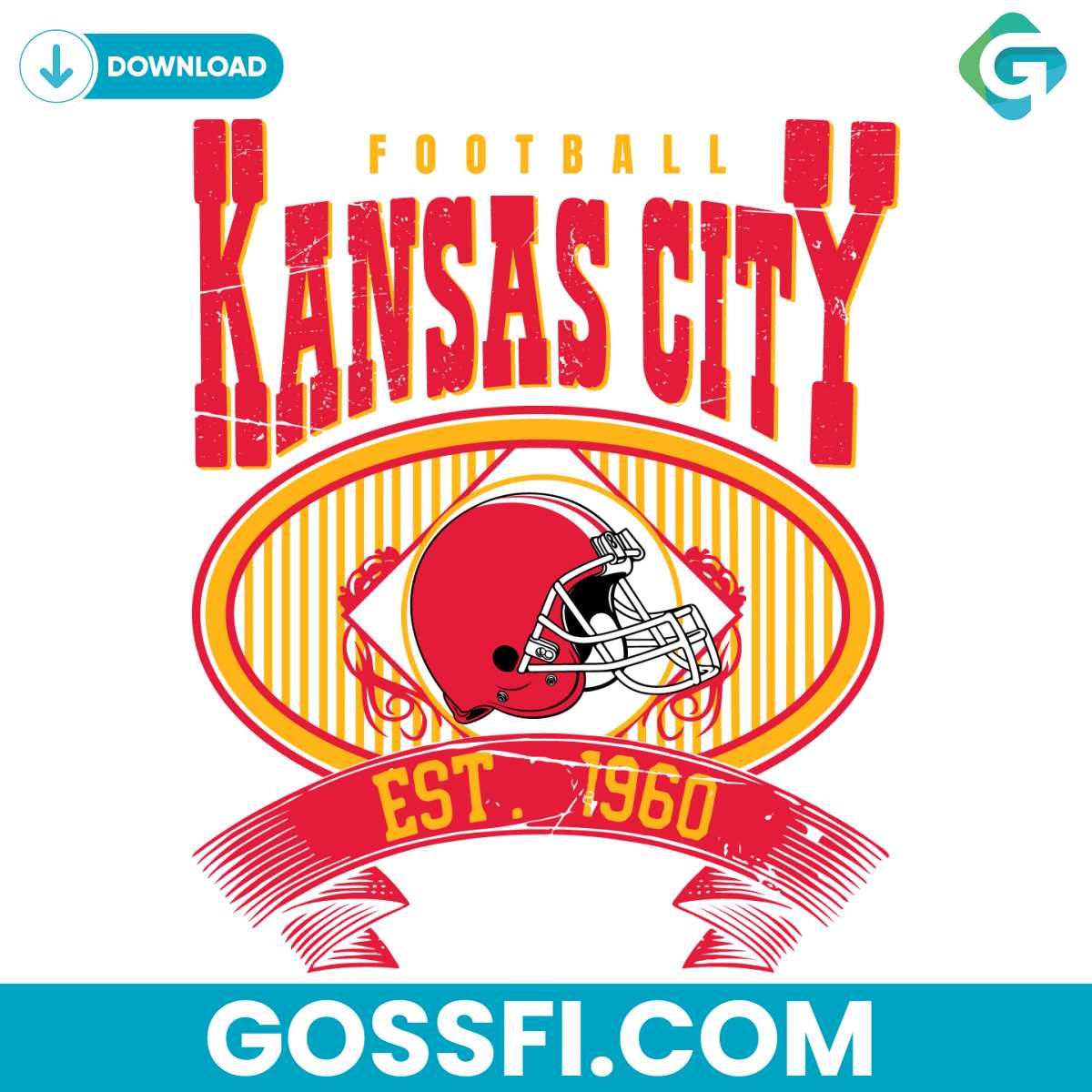 kansas-city-football-helmet-svg-digital-download