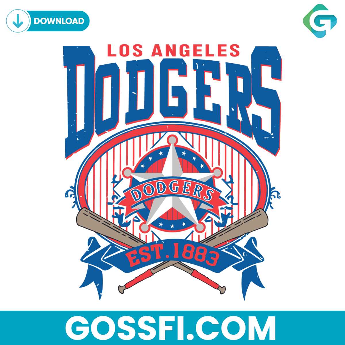 los-angeles-dodgers-1883-svg-cricut-digital-download