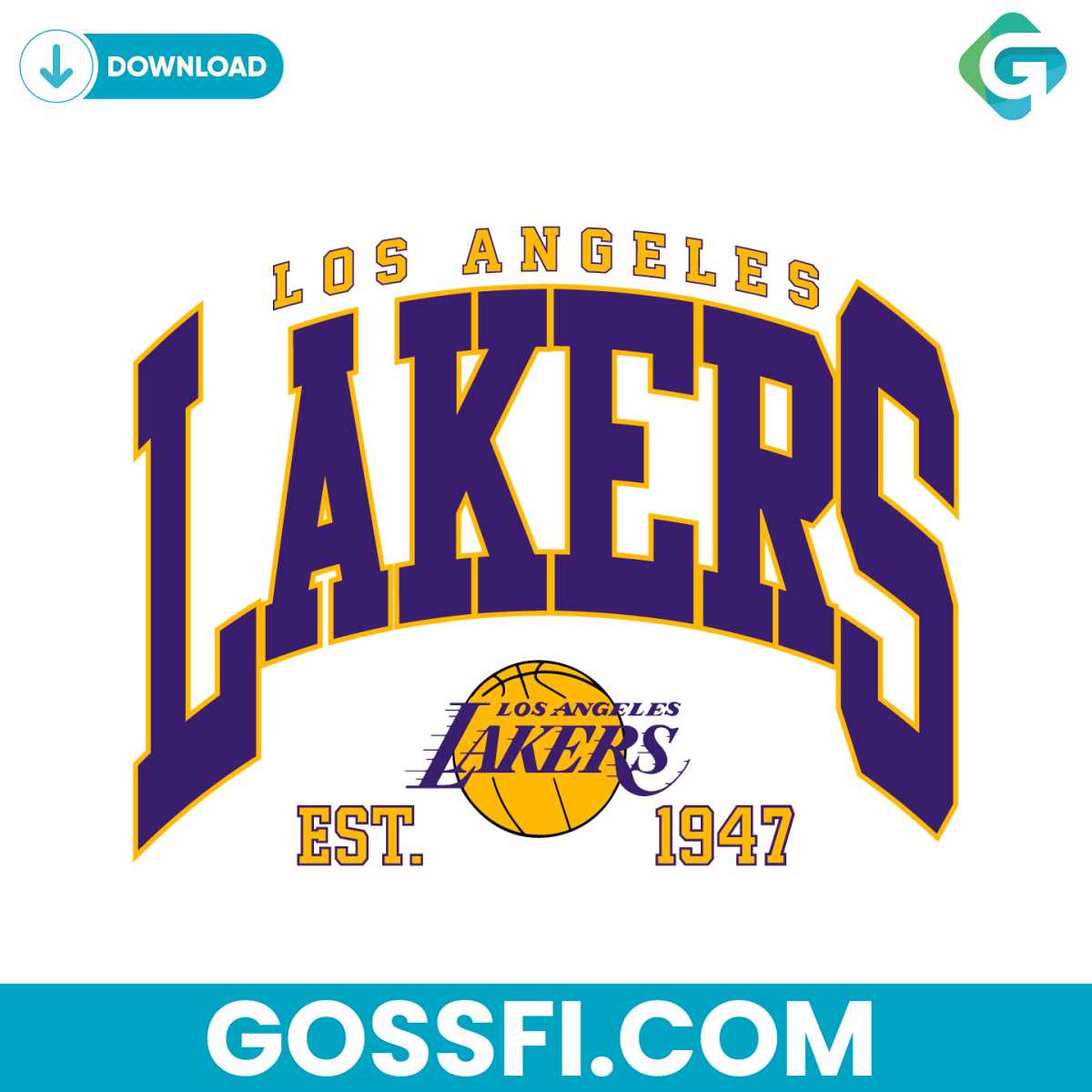 los-angeles-lakers-1947-svg-cricut-digital-download