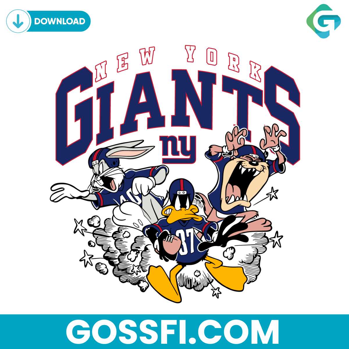 looney-tunes-blue-new-york-giants-svg-digital-download