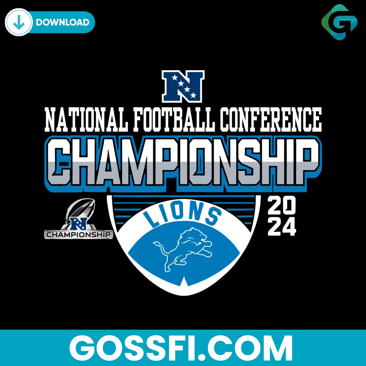 nfc-national-football-conference-championship-detroit-lions-svg